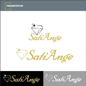 okpro-design (bosama)さんの婚約指輪のブランド「Satiange」のロゴを作ってください！への提案
