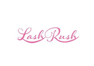 日和屋 hiyoriya (shibazakura)さんのまつげエクステの店舗のロゴ「Lash Rush」への提案