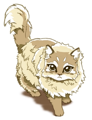 道産子　そら (Azure05)さんの猫のイラスト５種類　キャラクターデザインへの提案