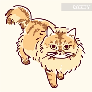 28KEY / ツバキ (28key0)さんの猫のイラスト５種類　キャラクターデザインへの提案