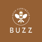wawamae (wawamae)さんのスパイスカレーとカフェのお店「spice curry&cafe　BUZZ」のロゴへの提案
