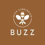 wawamae (wawamae)さんのスパイスカレーとカフェのお店「spice curry&cafe　BUZZ」のロゴへの提案