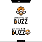 queuecat (queuecat)さんのスパイスカレーとカフェのお店「spice curry&cafe　BUZZ」のロゴへの提案