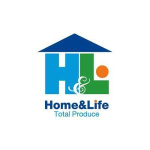 DOOZ (DOOZ)さんの「Home＆Life　Total　Produce　（㈱住生活総合企画）」のロゴ作成への提案