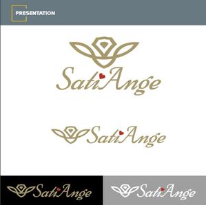 okpro-design (bosama)さんの婚約指輪のブランド「Satiange」のロゴを作ってください！への提案
