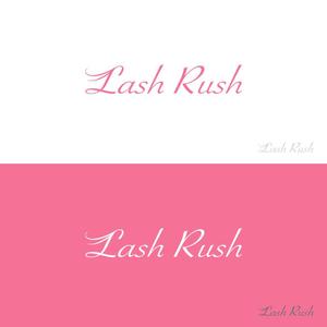 sakari2 (sakari2)さんのまつげエクステの店舗のロゴ「Lash Rush」への提案