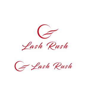 ELDORADO (syotagoto)さんのまつげエクステの店舗のロゴ「Lash Rush」への提案