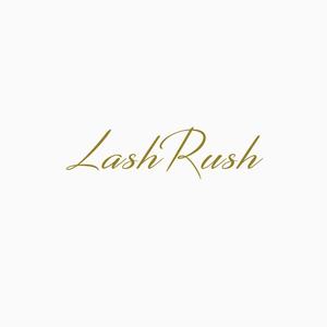 atomgra (atomgra)さんのまつげエクステの店舗のロゴ「Lash Rush」への提案