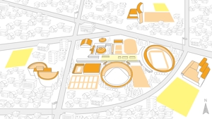村上 (necco0702)さんの県営スポーツ施設の駐車場案内の地図の作成への提案