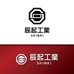 かねやま【design hack】 (d-hack_kaneyama)さんの板金加工「辰起工業 株式会社」のロゴ制作への提案