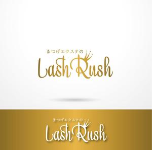 O-tani24 (sorachienakayoshi)さんのまつげエクステの店舗のロゴ「Lash Rush」への提案