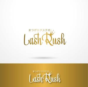 O-tani24 (sorachienakayoshi)さんのまつげエクステの店舗のロゴ「Lash Rush」への提案