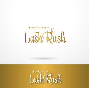 O-tani24 (sorachienakayoshi)さんのまつげエクステの店舗のロゴ「Lash Rush」への提案