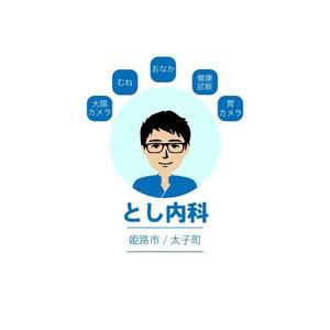 株式会社バズラス (buzzrous)さんの内科クリニックの「とし内科・内視鏡内科クリニック」のロゴへの提案