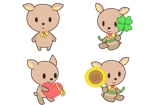 株式会社イーネットビズ (e-nets)さんの宮島の鹿のキャラクターデザインへの提案