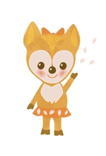 大澤　ユキ (cototo)さんの宮島の鹿のキャラクターデザインへの提案
