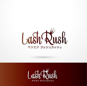 O-tani24 (sorachienakayoshi)さんのまつげエクステの店舗のロゴ「Lash Rush」への提案