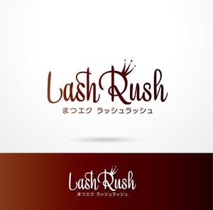 O-tani24 (sorachienakayoshi)さんのまつげエクステの店舗のロゴ「Lash Rush」への提案