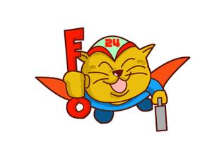 小田　一郎 (ichannel16)さんの鍵屋の公式キャラクターデザイン制作(ネコ×救急隊員×鍵)への提案