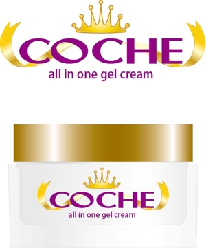 soramomoさんの化粧品オールインワンジェルクリーム「COCHE(コーチェ）」のロゴ作成への提案