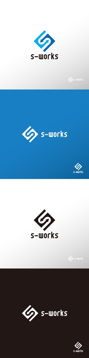 doremi (doremidesign)さんの物流業務システム「s-works」システムのロゴへの提案