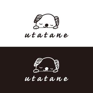 トランプス (toshimori)さんのドッグトリミングサロン「utatane」のロゴデザインへの提案