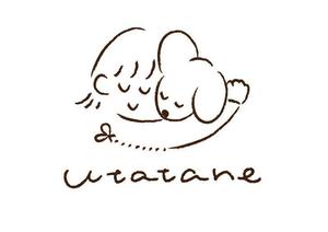 アタラシ (nktk)さんのドッグトリミングサロン「utatane」のロゴデザインへの提案