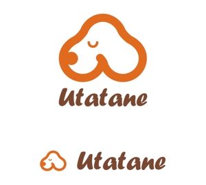 MacMagicianさんのドッグトリミングサロン「utatane」のロゴデザインへの提案