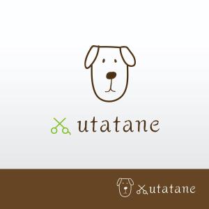 saitti (saitti)さんのドッグトリミングサロン「utatane」のロゴデザインへの提案