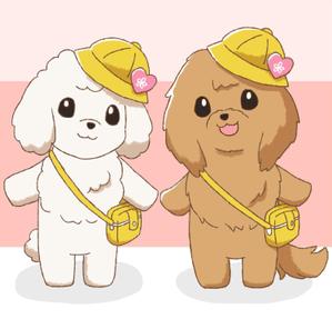 yuina (yuina-007)さんの犬２頭のキャラクターデザインへの提案