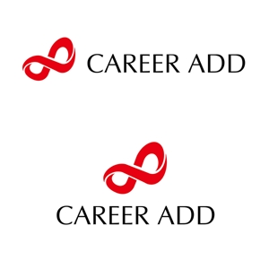 p-chanさんの人材育成コンサルティング会社の「CAREER ADD」のロゴへの提案