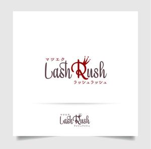 O-tani24 (sorachienakayoshi)さんのまつげエクステの店舗のロゴ「Lash Rush」への提案