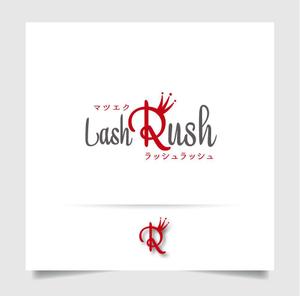 O-tani24 (sorachienakayoshi)さんのまつげエクステの店舗のロゴ「Lash Rush」への提案