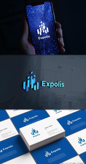 サクタ (Saku-TA)さんの新規 ITサービス コンサル EXPOLIS ロゴへの提案