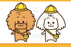 syow（イラスト・キャラデザなど） (n_sho)さんの犬２頭のキャラクターデザインへの提案