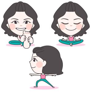 たき (tkiz629)さんのYouTubeチャンネルのヨガキャラクターデザインへの提案