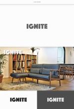 DeeDeeGraphics (DeeDeeGraphics)さんの木製家具 「IGNITE」シリーズの商品ロゴへの提案