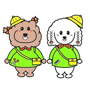 西村由佳里 (shoukenri2)さんの犬２頭のキャラクターデザインへの提案