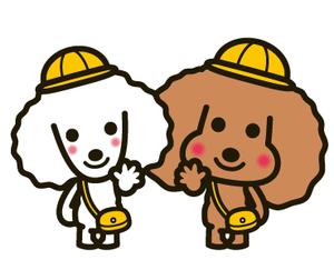 THE_watanabakery (the_watanabakery)さんの犬２頭のキャラクターデザインへの提案