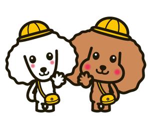 THE_watanabakery (the_watanabakery)さんの犬２頭のキャラクターデザインへの提案