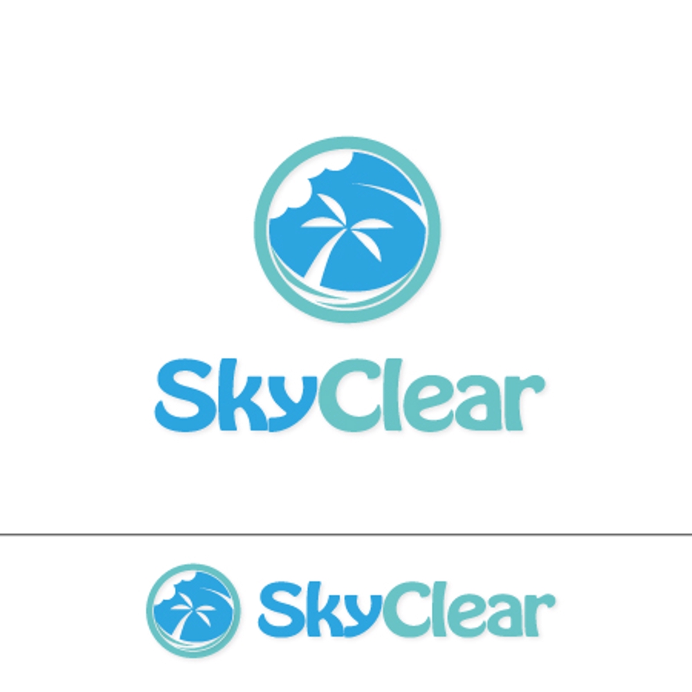 ハワイアンフードトラック『SkyClear 』のロゴ