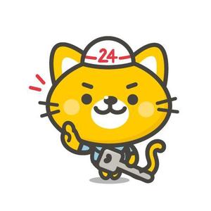 Jelly (Jelly)さんの鍵屋の公式キャラクターデザイン制作(ネコ×救急隊員×鍵)への提案