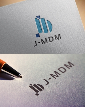 D.R DESIGN (Nakamura__)さんのマスターデータ管理ソリューション「J-MDM」のロゴへの提案