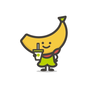 Jelly (Jelly)さんのバナナジュース専門店のイメージキャラクターデザインへの提案