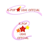 飯島 (emoaya122)さんのカラーコンタクトレンズショップサイト「K-POP★LENS OFFCIAL」のロゴへの提案