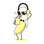 たき (tkiz629)さんのバナナジュース専門店のイメージキャラクターデザインへの提案