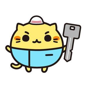 ParuNaka (parunaka)さんの鍵屋の公式キャラクターデザイン制作(ネコ×救急隊員×鍵)への提案