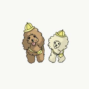 mori (azmori)さんの犬２頭のキャラクターデザインへの提案