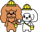 loveinko (loveinko)さんの犬２頭のキャラクターデザインへの提案