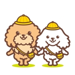 yellow_frog (yellow_frog)さんの犬２頭のキャラクターデザインへの提案